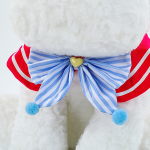 Peluche de Perro Personalizado, Juguete de Peluche Suave, Cachorro Blanco con Lazo, para Regalo Infantil y Decoración del Hogar - Product Image 5