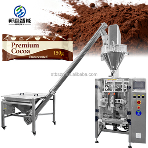 Máquina empacadora de sellado de llenado de forma Vertical automática de cacao en polvo Tipo de cuello Sellado lateral trasero Pesador de polvo Packinga - Product Image 1