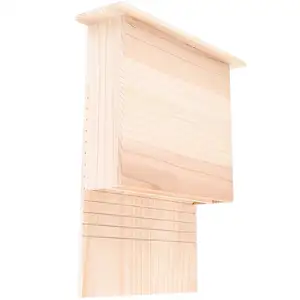 Outdoor hanging wooden bat housed solid wood bat cage for your garden