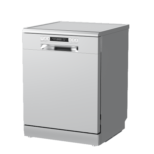 Automatic Intelligent Dish Disinfection Drying Free-Standing Stainless Steel Dishwasher for Home & Hotel Use US Plug for RV