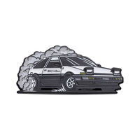 Vente chaude dessin animé cool voiture forme métal décoration pull chapeau polyvalent boucle broche badge personnalisé émail chapeau broches pour casquettes