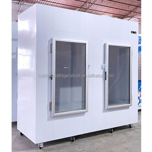 COLDSTAR ICE-1000G Stainless Steel Sliding Door Vertical <b>Freezer</b> Digital Control Fan Cooling -5~-15 2 Doors - Product Image 1