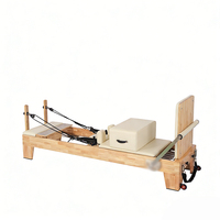 Equipo de Pilates Reformer de Roble Duradero para Estudio de Pilates