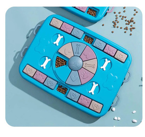 Yaobang Blue Style Hot Sale Eco-Friendly Plastic <strong>Dog</strong> Puzzle Feeding <strong>Toy</strong> Interactive IQ Training <strong>Food</strong> <strong>Dispenser</strong> Treat <strong>Toy</strong> - Product Image 5