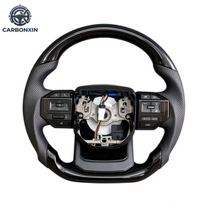 Modificación del Volante, Fibra de Carbono y Cuero Deportivo, Personalizable para Corolla LC300 LC250 Hilux Fortuner Land Cruiser GR - Product Image 6