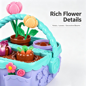 49Pcs Garden Flower Basket Clay Play Set DIY Creative Handmade Craft <b>Toy</b> for <b>Kids</b> Early <b>Educational</b> Pretend Play - Product Image 3