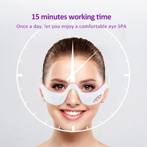 Nouveau produit 2023 : Appareil de massage oculaire 4D sans fil avec pression d'air, chauffage et vibrations anti-rides pour la relaxation des yeux - Product Image 4