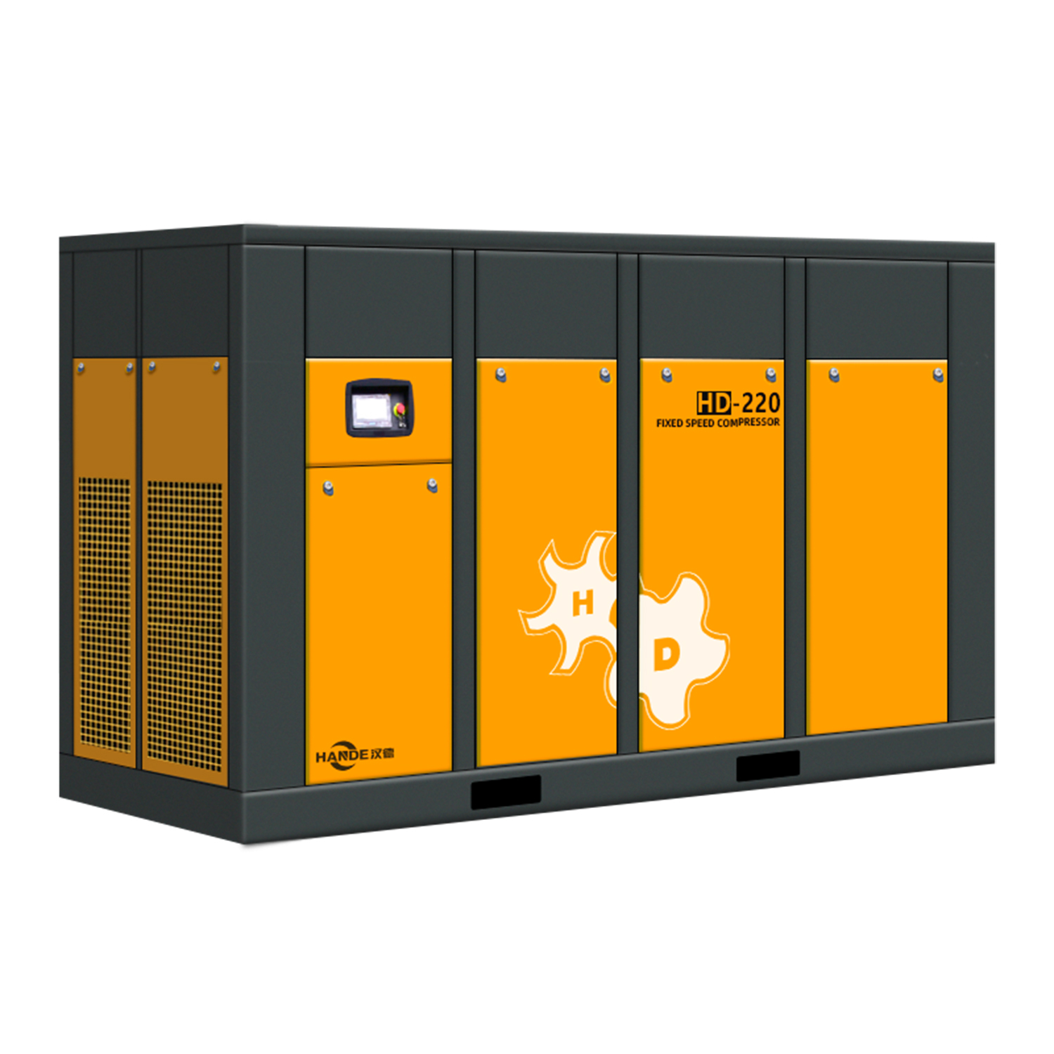 Ручной работы 220KW 300HP 220V/380V/440V/600V высокого давления с прямым приводом фиксированная скорость промышленный воздушный компрессор винтовой воздушный компрессор