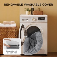 Lujo Rectangular respetuoso con el medio ambiente todas las estaciones ortopédico lavable ayuda para dormir suave antideslizante hogar gato perro mascota sofá cama