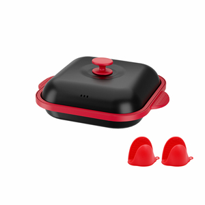 Microwave Oven Cooking <strong>Grill</strong> <strong>Pan</strong> Baking Tray Preseasoned Coating Silicone Nonstick <strong>Frying</strong> <strong>Pan</strong> Cookware Set Non Stick <strong>Grill</strong> <strong>Pan</strong> - Product Image 1