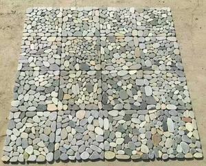 <span class=keywords><strong>Tapis</strong></span> de galets de rivière polis pour le revêtement de sol, le jardinage et l'aménagement paysager - Product Image 6