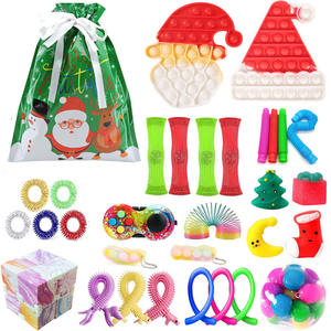 Ensembles de jouets sensoriels porte-clés pousser popping fossette stress anxiété soulagement pack jouets ensemble pour enfants adultes - Product Image 5