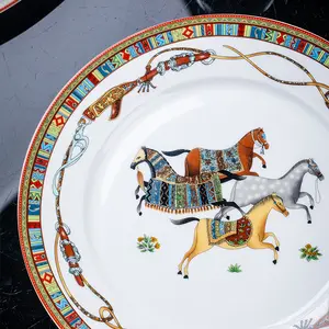 Vajilla de cerámica, juego de platos de porcelana China, cuencos de hueso, juego de vajilla