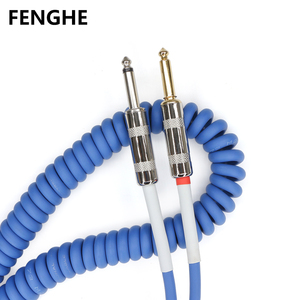 Cable de guitarra personalizado profesional directo de fábrica OEM venta al por mayor instrumentos musicales y de cuerda accesorios de Cable de Audio - Product Image 3