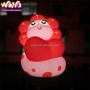 <span class=keywords><strong>Alice</strong></span> au <span class=keywords><strong>pays</strong></span> <span class=keywords><strong>des</strong></span> <span class=keywords><strong>merveilles</strong></span> fête gonflable fleur rouge serpent décoration dégradé couleur gonflable fleur serpents - Product Image 6