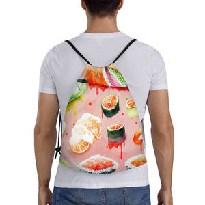 Mochila deportiva con cordón promocional con imagen personalizada Bolsas con cordón deportivas y elegantes - Product Image 3