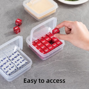 Modern Transparent Cheese Storage <b>Container</b> Set Eco-Friendly Clear Plastic Kitchen Refrigerator Accessory with Lid and Handle - Product Image 5