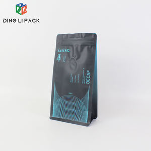 Bolsa de Café con Cierre y Válvula de Aire, Impresión por Grabado, Resistente a la Humedad, Personalizable, 250g, MOQ Bajo - Product Image 1