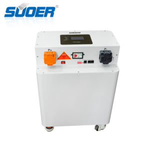 Литий-ионный аккумуляторный блок LiFePO4 7.68 кВт·ч 25.6В для солнечных систем, 5-летняя гарантия, 6000 циклов, с роликом - Product Image 5