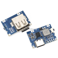 ZOPRO 5V2A/2.4A Charge/décharge Module de charge de batterie au Lithium carte abaisseur type-c entrée/sortie normalement ouverte
