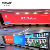Écran LED transparent créatif de centre commercial d'installation rapide P1.25 P3 P4 affichage à LED flexible