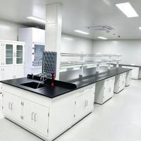 Table de laboratoire en acier massif, résistante aux acides et aux alcalis, avec évier et robinet, vente en gros d'usine