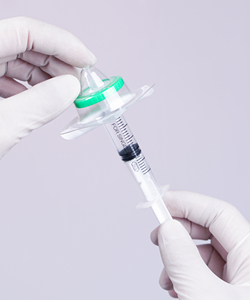 Kỵ nước PTFE ống tiêm lọc đường kính 4mm 13mm 25mm 33mm lỗ chân lông kích thước 0.22um 0.45um vô trùng đóng gói riêng - Product Image 5