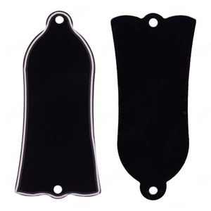 Jingying 2025 Factory Wholesale 2 Holes Plastic Bell-shaped Electric Bass Guitar Truss Rod Cover Plate Guitar Parts&&Accessories