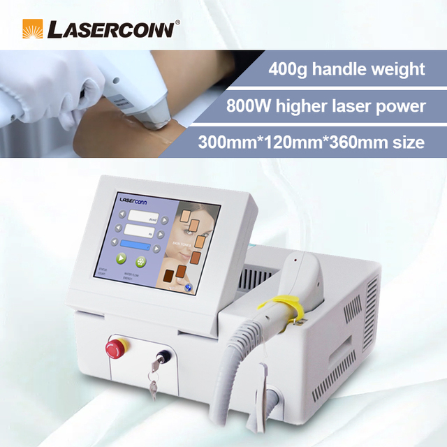 Portable 755 808 1064nm Diode Laser Hair Removal Machine OEM Logo Medical CE Certified Beauty Equipment