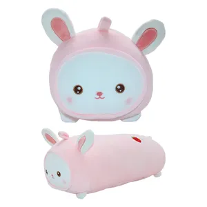 Roze Konijn Spullen Speelgoed Dier Knuffels Lange Oor Bunny Squishy Dieren Speelgoed Pluche Kussen