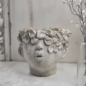 Lianda, decoración moderna <span class=keywords><strong>para</strong></span> el hogar en interiores, figura <span class=keywords><strong>de</strong></span> <span class=keywords><strong>cemento</strong></span> <span class=keywords><strong>de</strong></span> niño bonito con maceta, maceta funcional <span class=keywords><strong>para</strong></span> interiores, suministros <span class=keywords><strong>de</strong></span> jardín, cartón empaquetado - Product Image 2