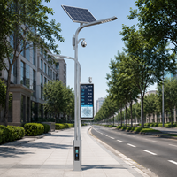Abri de bus intelligent autonome avec écran publicitaire LED pour affichage commercial et publicitaire de services publics
