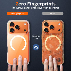 Wholesales 1.5mm Clear Magnetic Phone Case for 17 Series Anti-scratch Strong N52 Magnet Attraction Mobile Case for iPhone 17 Pro - Product Image 3