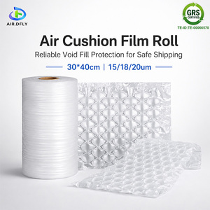 Rotolo di Pellicola a Cuscino d'Aria Riciclabile con Logo Personalizzato, Materiale ad Alta Efficienza per Riempimento Vuoti in Spedizioni di Articoli Fragili - Product Image 1