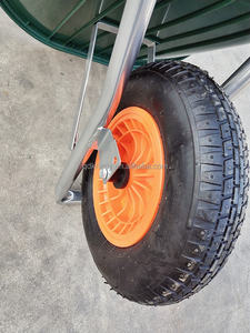 उच्च गुणवत्ता वाले स्टील व्हीलबाररो हैंडबैरो 160 किलोग्राम भार क्षमता उद्यान कृषि निर्माण औद्योगिक उपकरण - Product Image 6