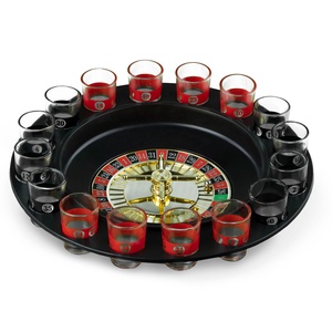 Juego de gafas de fiesta de <span class=keywords><strong>Casino</strong></span> <span class=keywords><strong>Spin</strong></span> Shot Ruleta Rueda Juego de beber para adultos Incluyendo rueda de ruleta vasos de chupito bolas de ruleta - Product Image 1
