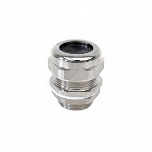 PRINT Nickel Plated Brass Industrial Cable Glands IP68 Dust/Waterproof UL94-V0 Fireproof Exd IIC Gb <b>Quick</b>-Adjust <b>Clamping</b> Low - Product Image 3