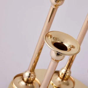 Candelabro <span class=keywords><strong>de</strong></span> Hierro Forjado <span class=keywords><strong>de</strong></span> Cinco Brazos, Estilo Europeo, <span class=keywords><strong>para</strong></span> Decoración Romántica <span class=keywords><strong>de</strong></span> Bodas y Cenas a la Luz <span class=keywords><strong>de</strong></span> las Velas - Product Image 3