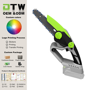 DTWA2-0041 6 pouces Mini <span class=keywords><strong>Scie</strong></span> <span class=keywords><strong>Électrique</strong></span> Boîtier En Plastique Usine En Gros Coupe <span class=keywords><strong>Scie</strong></span> À Chaîne Sans Fil Sécateur De Poche Mini - Product Image 1