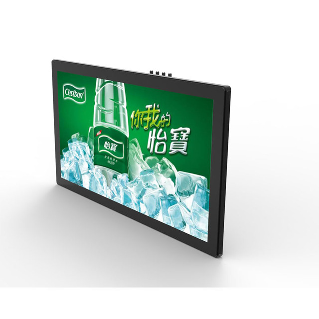 32 Inch 4K LCD Smart Touch Screen Digital Signage 8mm Pixel Pitch Outdoor/Indoor Use for Elevator Retail Store Shopping Mall