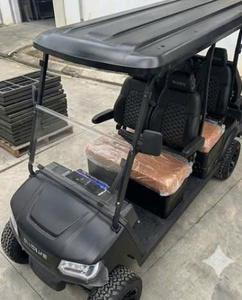Carrito de Golf Eléctrico de 4 Plazas, Buggy Utilitario con Techo para Campos de Golf y Estacionamientos de Resorts - Product Image 1