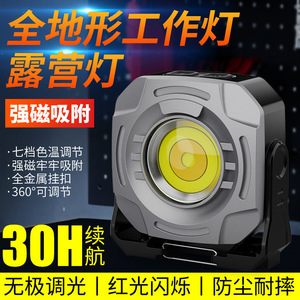 Mini Portable COB <b>Work</b> <b>Light</b> <b>Rechargeable</b> Magnetic Flashlight Keychain Camping Inspection Lamp - Product Image 5