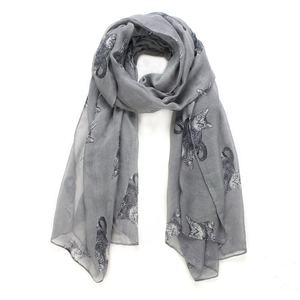 <b>Women</b> Ladies Cats Animal Print <b>Scarf</b> <b>Wool</b> - Product Image 6