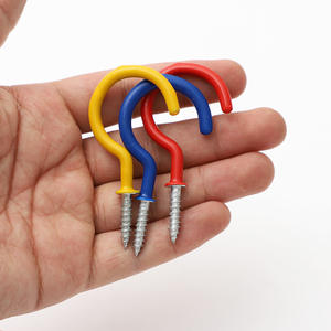 Piquets de camping extérieurs 7,3 cm en PVC avec crochets filetés en forme de point d'interrogation, rouge, bleu, jaune, accessoires de tente - Product Image 4