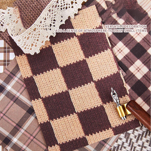Bloc-notes Weaving Words Vintage Grain Whisper Gingham, 20 feuilles, design Miss Time - Product Image 4