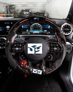 Volant en fibre de carbone modifié adapté aux Mercedes Benz <span class=keywords><strong>SLC</strong></span> Class SLC200 SLC260 SLC300 <span class=keywords><strong>AMG</strong></span> - Product Image 6