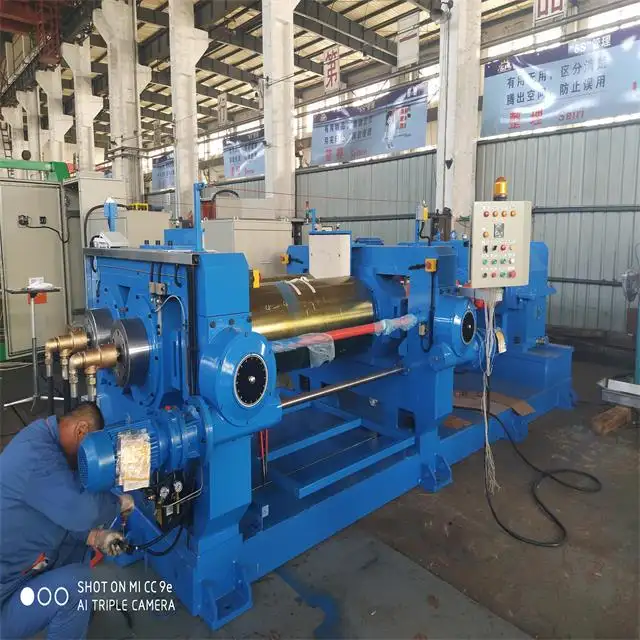 high quality advanced technology rubber open mill machine XK550 Mixing mill