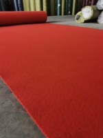 Hochzeits-Ausstellungsteppich Event-Teppich Rutschfester Langlebiger Zeremonie-Bodenbelag mit Maßanfertigung in Roter Farbe
