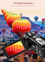 Caméra Vidéo 4K Full HD Rouge de Cinéma avec Enregistrement Audio Professionnel