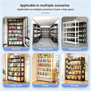 Estantería Metálica de Diseño Moderno, Ajustable, sin Pernos, de 5 Niveles, para Uso Doméstico - Product Image 2